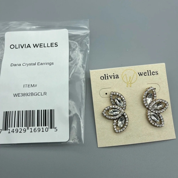OLIVIA WELLES Dana Crystal Earrings - Picture 4 of 6